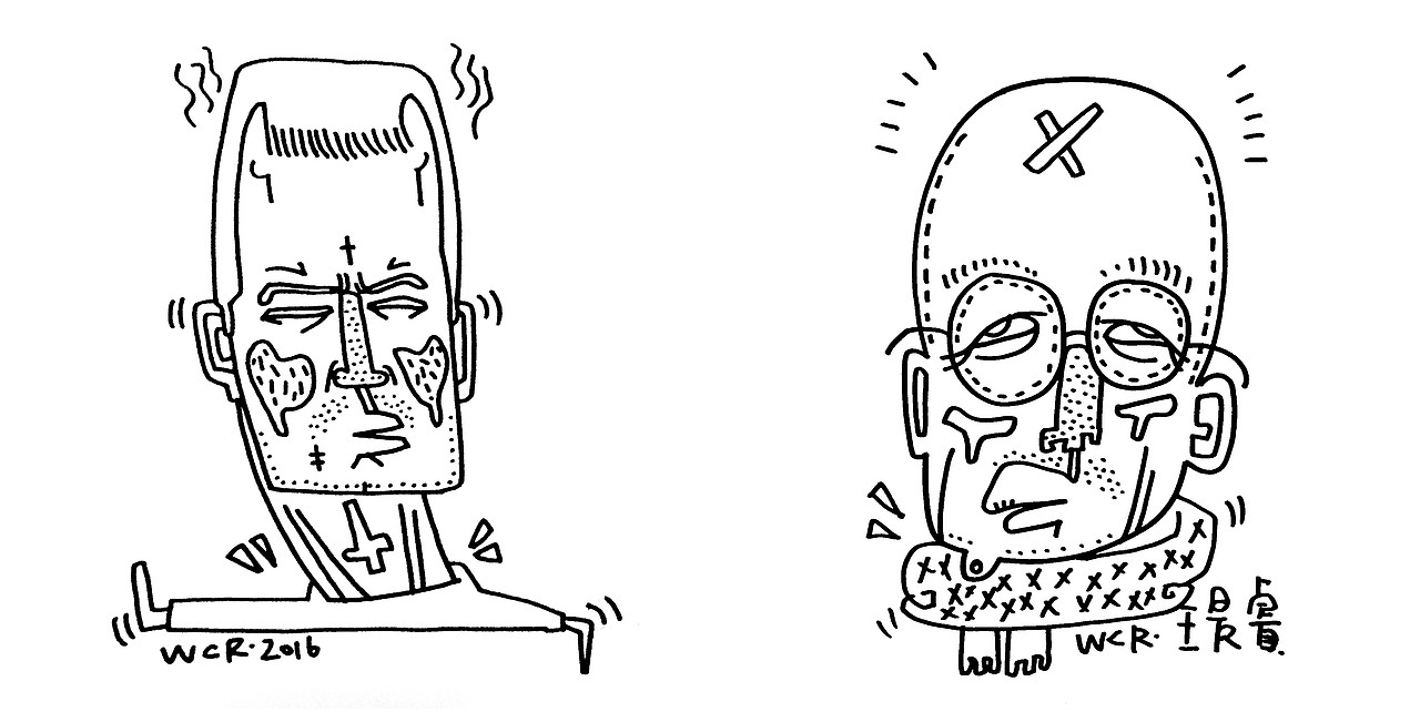 FaceDoodle│怪相涂鸦（图ZNjQ1ODE2Mjg=） - 艺术插画 - 站酷设计师王晨睿原创素材 - 站酷ZCOOL