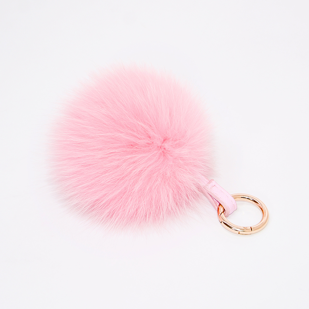 粉色毛毛球饰品亚马逊主图