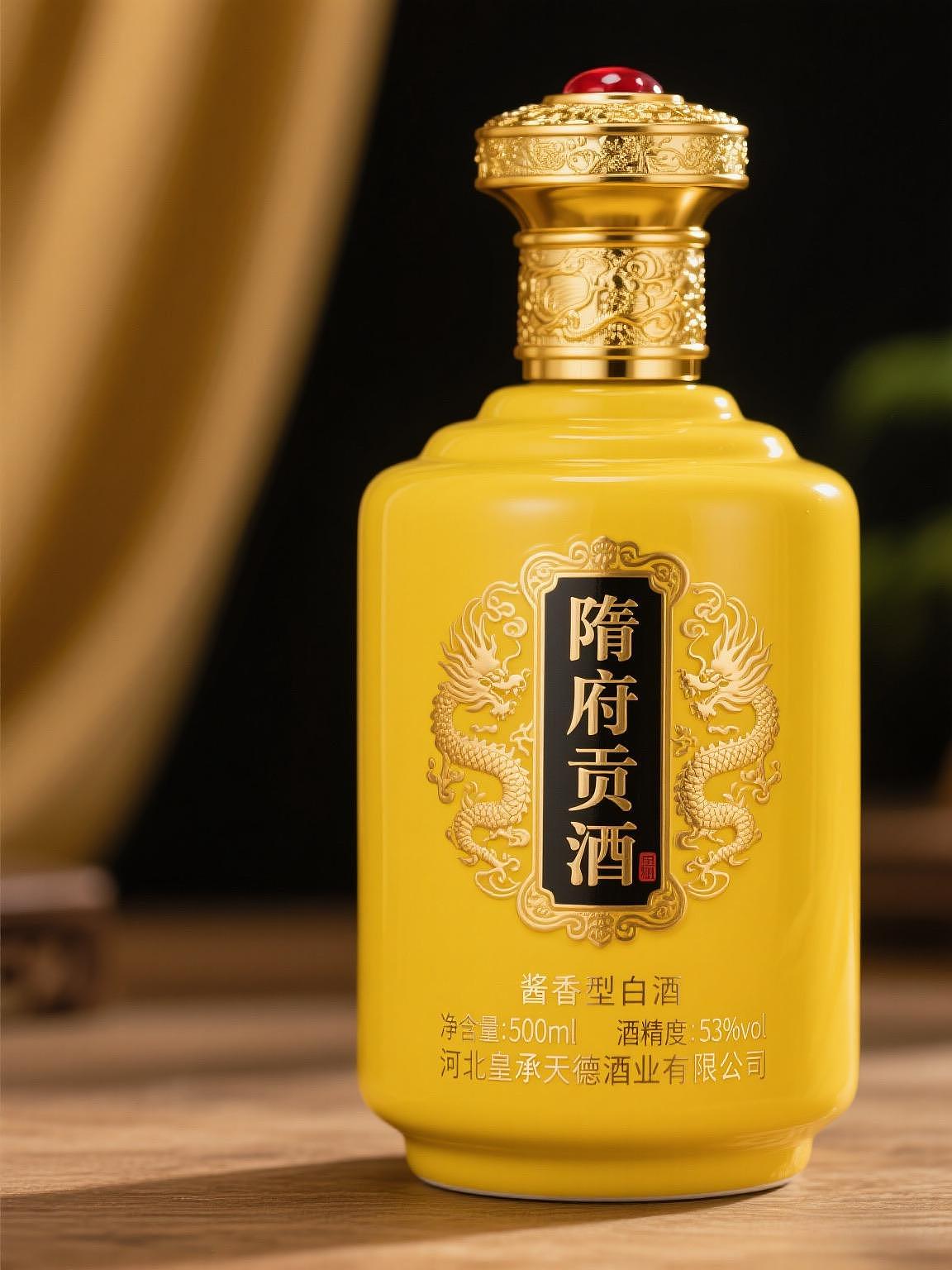 隋府贡酒广告设计