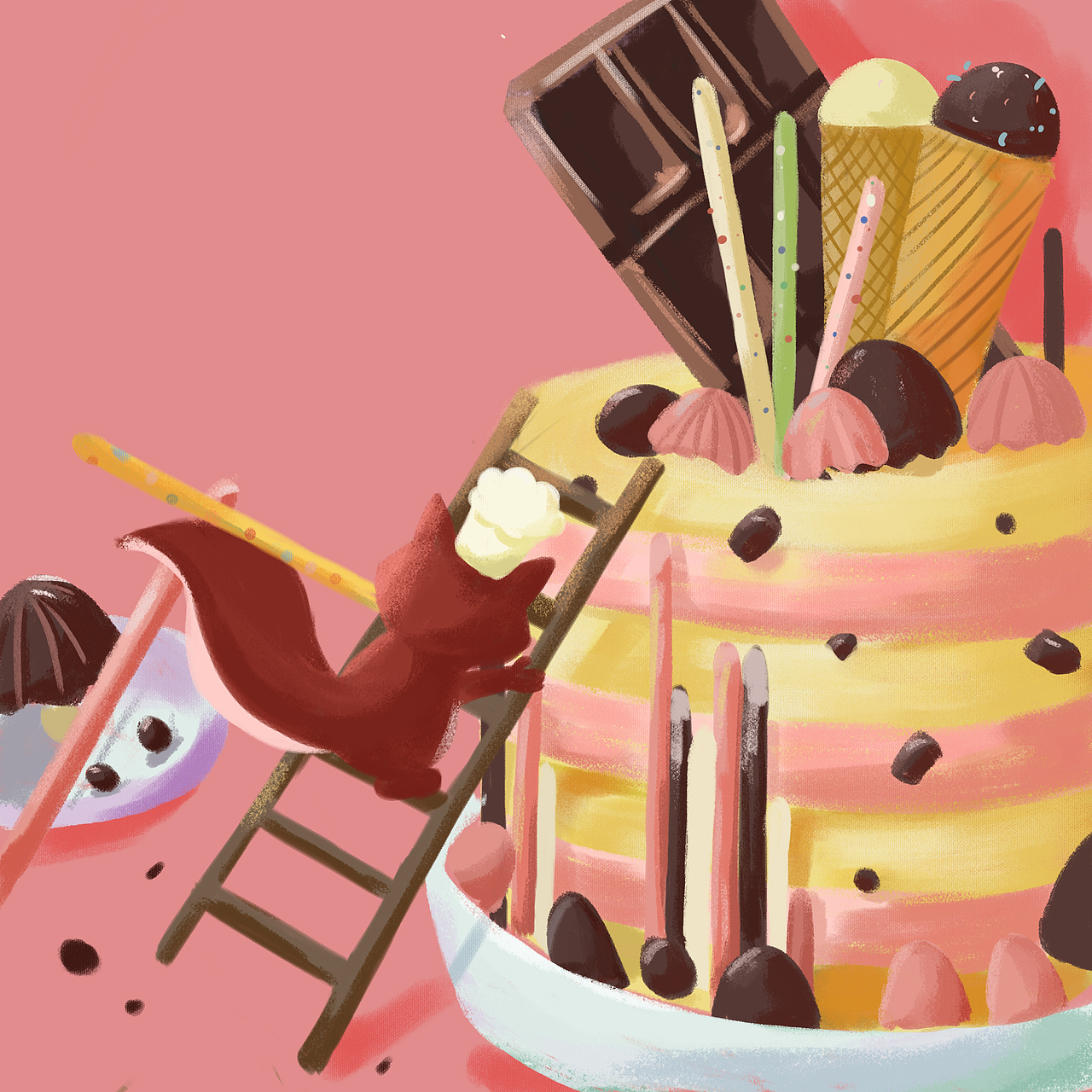 蛋糕制作师（图ZMjIzOTQ0MTQ0） - 创作习作 - 站酷设计师安十西原创素材 - 站酷ZCOOL