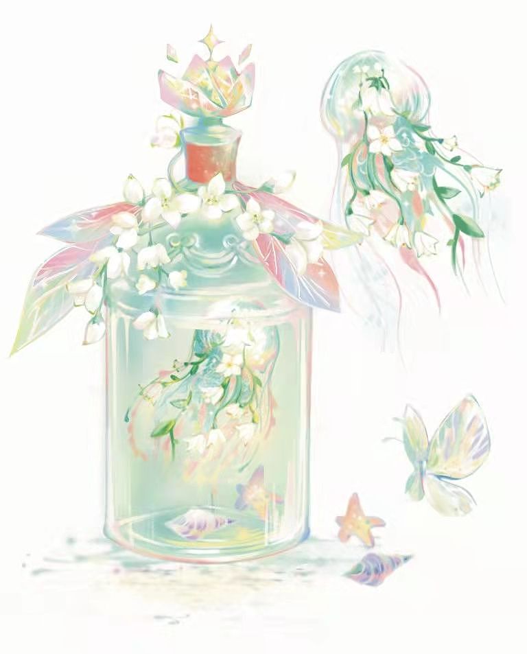 玻璃里的梦幻小世界（图ZMjY4ODI4NTcy） - 商业插画 - 站酷设计师纸纸酱原创素材 - 站酷ZCOOL