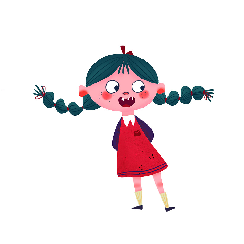 儿童插画卡通人物造型