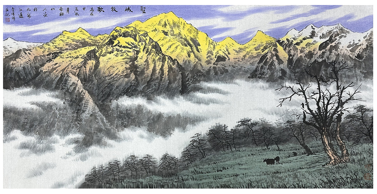 童谆辉山水画作品价格