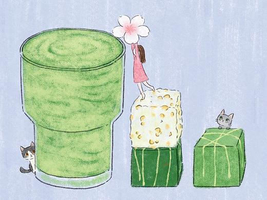 一抹茶绿（个人主页-ZNDQzMjk0OTY=） - 艺术插画 - 站酷设计师猫或喵原创素材 - 站酷ZCOOL