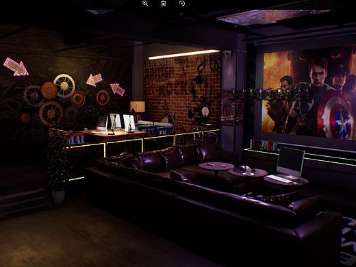 UE场景搭建_工业风实验室