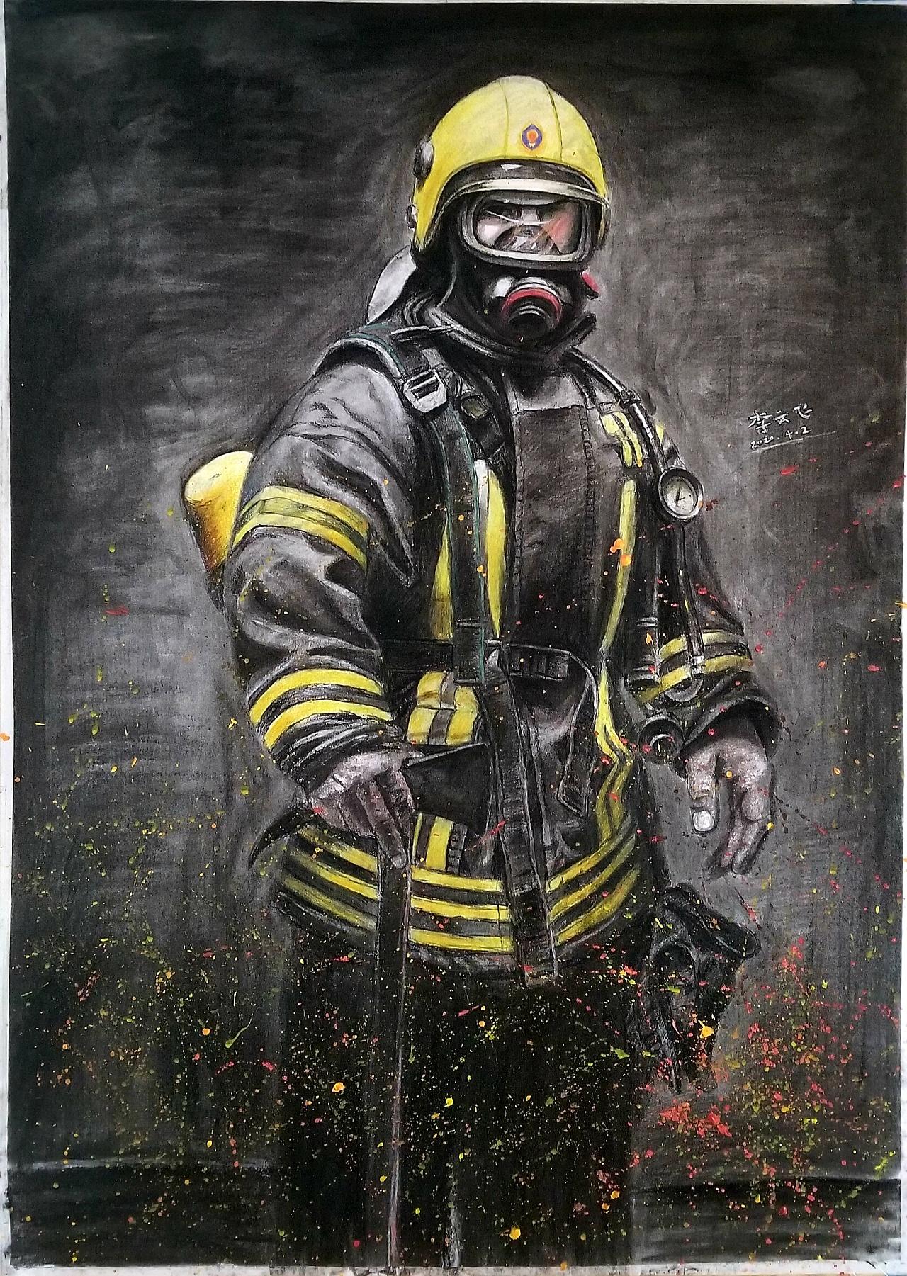 致敬烈火英雄清风艺坊李云飞