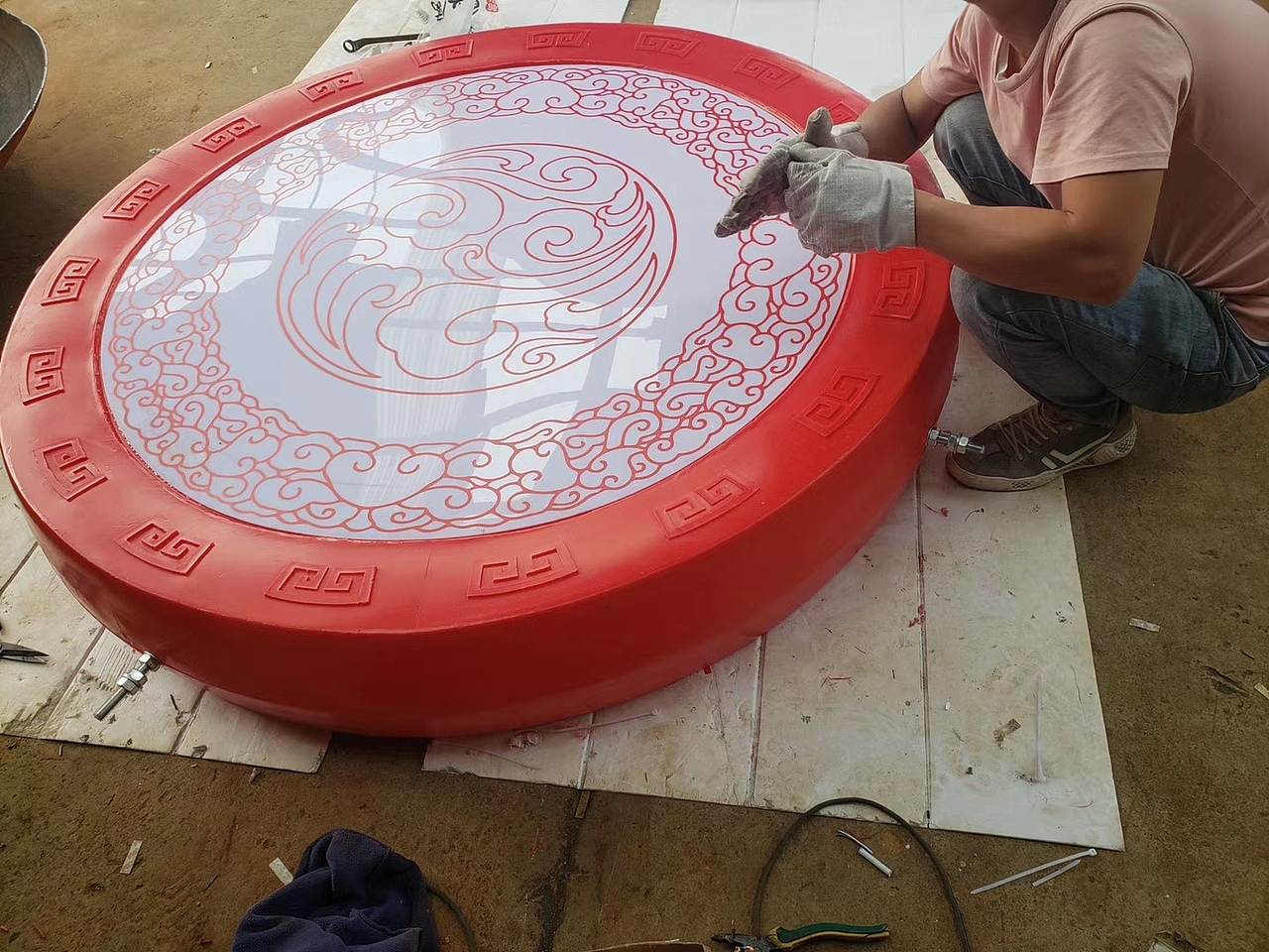 1.5米鼓灯_直径3米灯笼_扬州世博光电生产厂家