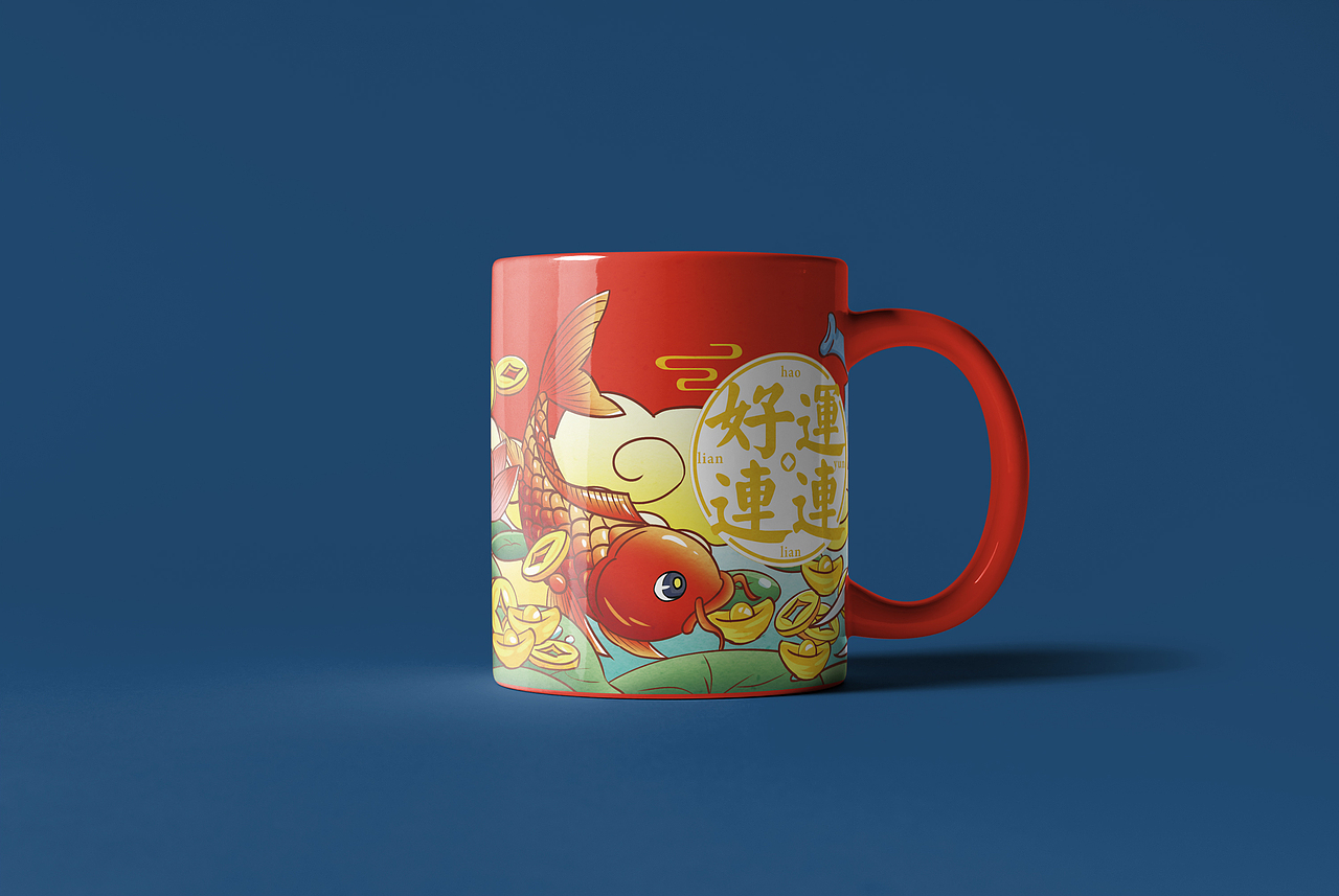 文创马克杯插画定制