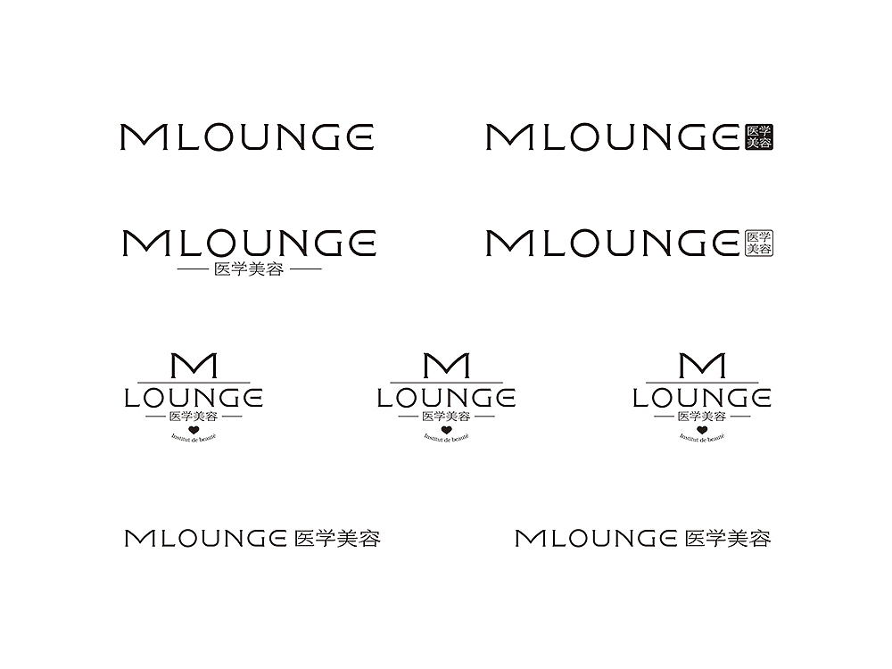 M Lounge 医学美容（图ZNDg1NjgzNTI=） - Logo - 站酷设计师懒羊可乐原创素材 - 站酷ZCOOL