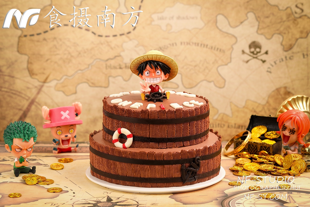 海贼王路飞蛋糕（图ZMjc4Mzk4Njky） - 美食摄影 - 站酷设计师NF灰猫原创素材 - 站酷ZCOOL