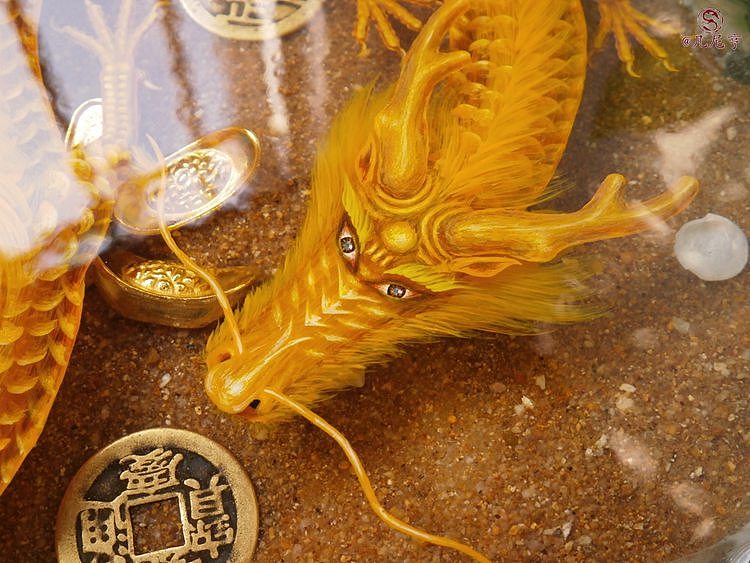 海玻璃金龙池 凡尼亨海洋环保3D树脂画(图ZMjEyMjMxMDg=) - 其他手工艺 - 站酷设计师凡尼亨原创素材 - 站酷ZCOOL