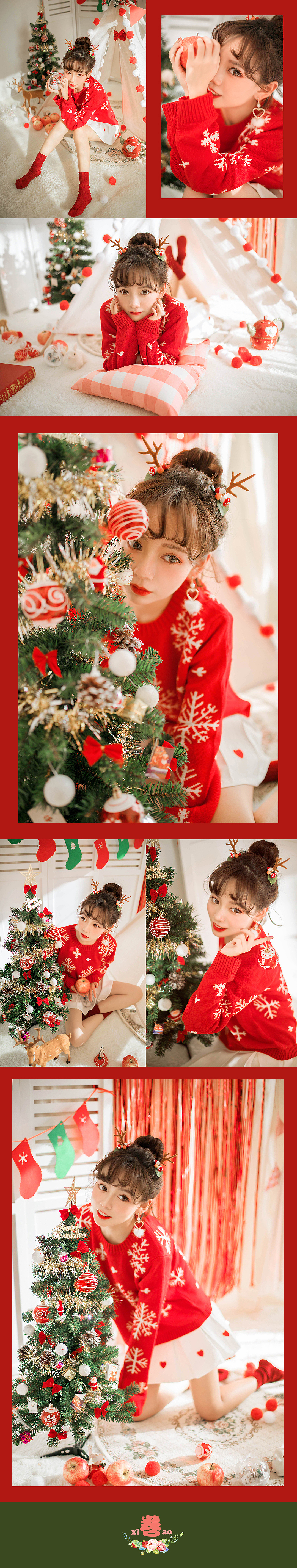 又到一年的圣诞啦~终于拍到了圣诞主题,吼嗨森~