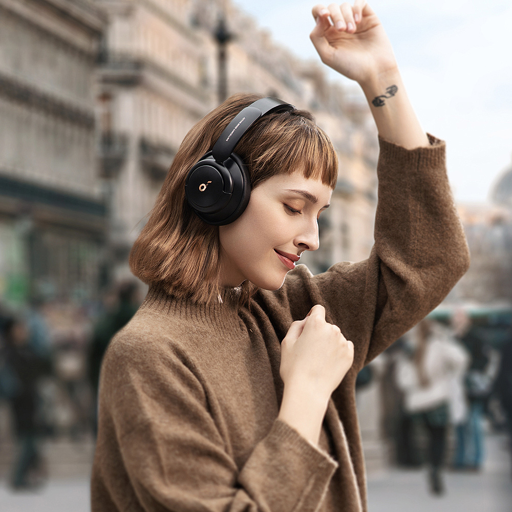 soundcore 减噪音乐耳机摄影 模特拍摄