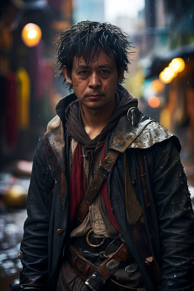 我为马老师自导的新作《后现代暴力美学》拍摄试镜照