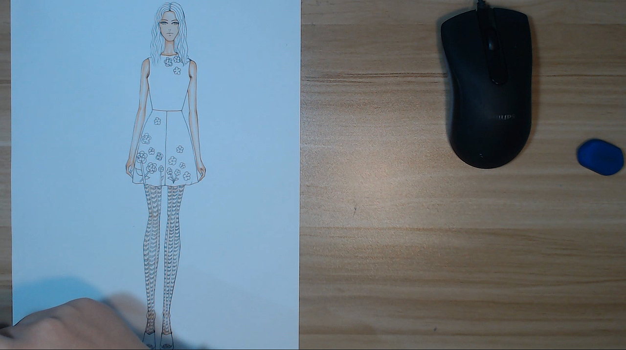 五官上色步骤流程分享