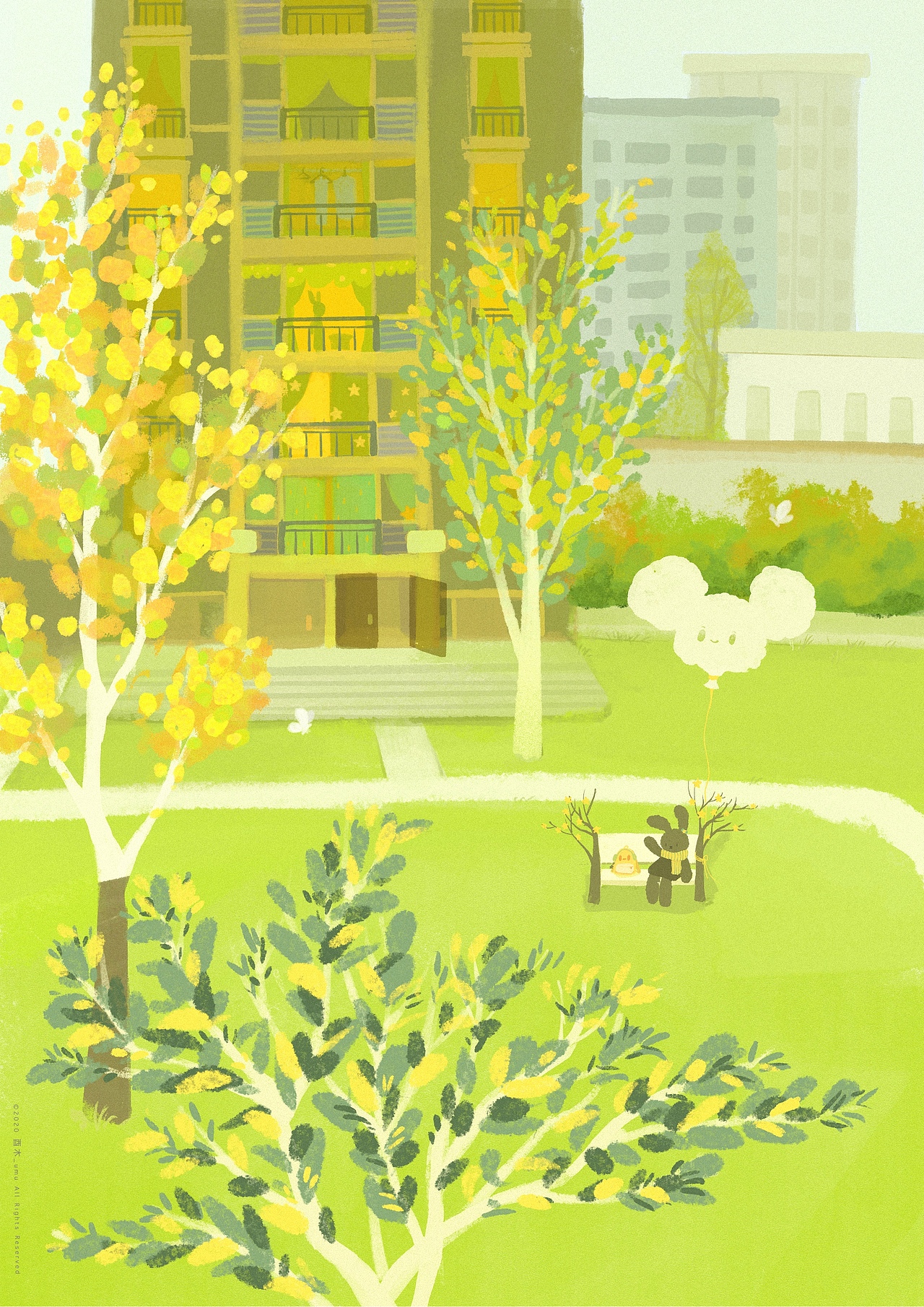 一些绿色系作品（图ZMjY1NDExMzY4） - 商业插画 - 站酷设计师酉木_umu原创素材 - 站酷ZCOOL