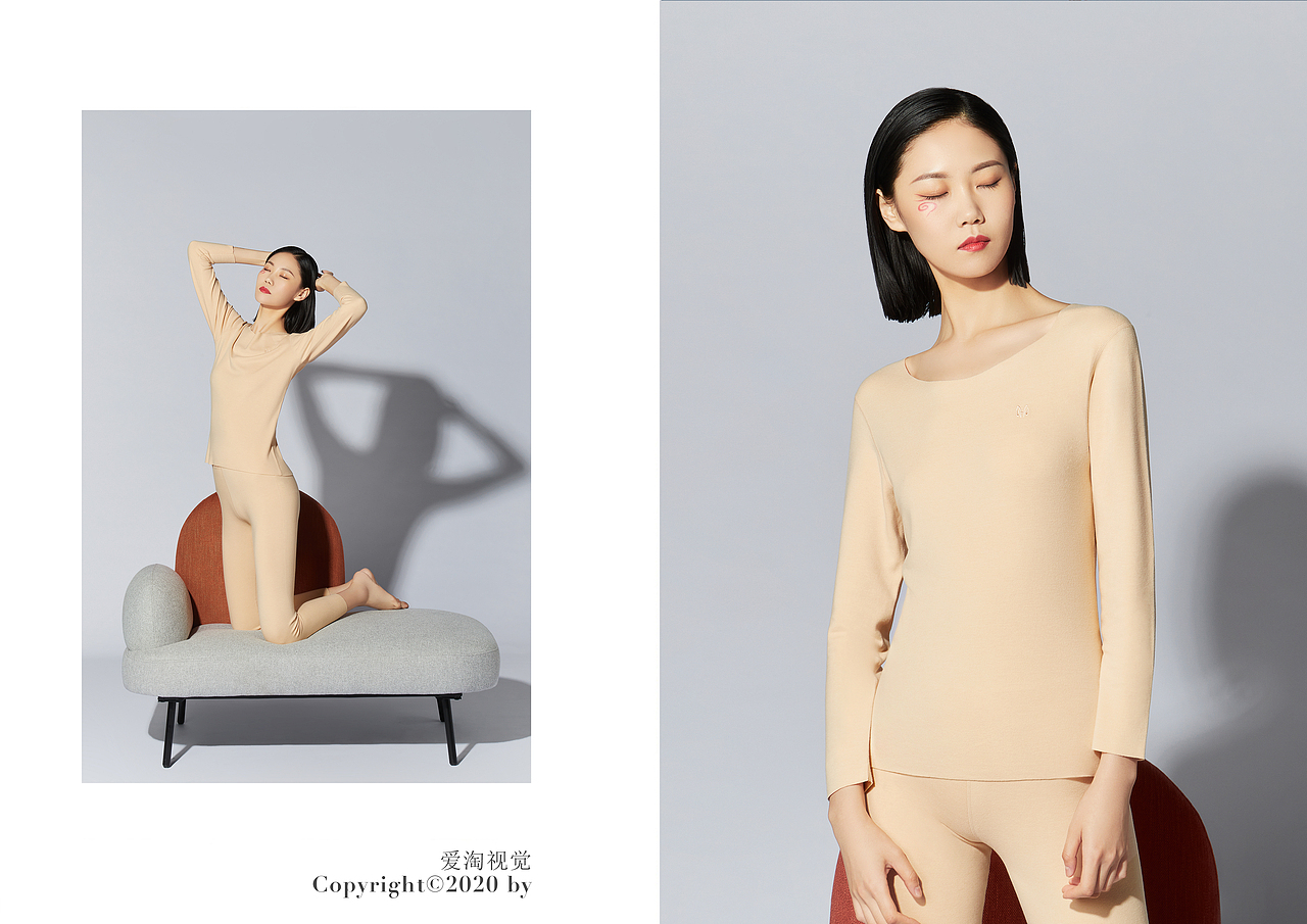 恒源祥保暖内衣拍摄 模特服饰| 凡仟文化