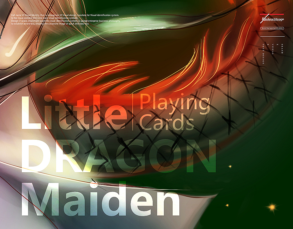 小龙女塔罗牌插画案例展示因心设计