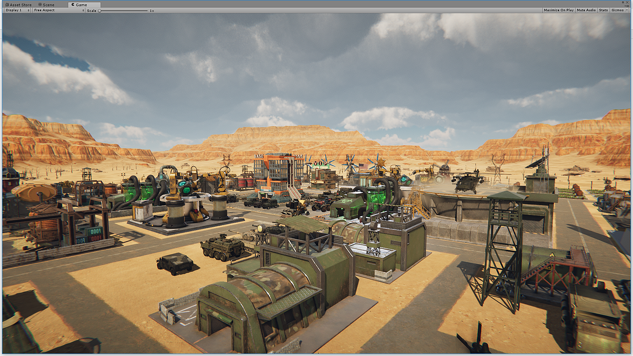 Unity 地形 沙漠峡谷