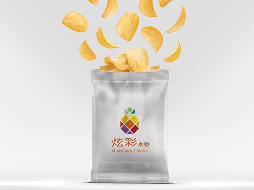 炫彩果香 logo设计