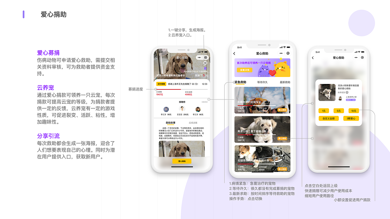 宠物领养小程序设计（图ZMTc4NzA5ODg0） - 交互/UE - 站酷设计师苏打味儿原创素材 - 站酷ZCOOL