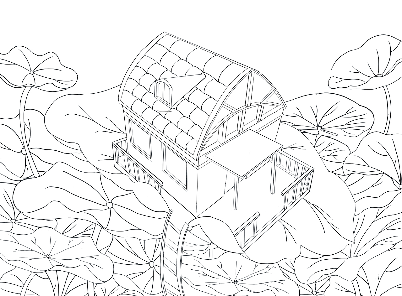 这是我的一个场景,妈呀,我组长说:这荷叶,承受了它不该承受的重量。哈哈,可是我真的不知道该咋画。出来时,我还挺喜欢的。可是在上色这块,又死了。。。
<br><br>希望有一天能够进步进步进步