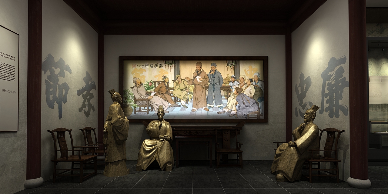 上饶博物馆-文脉绵长（图ZMTQ3MDgzNDI0） - 展陈设计 - 站酷设计师TAOTIETan原创素材 - 站酷ZCOOL