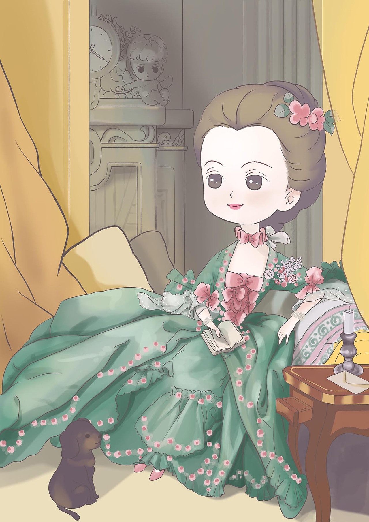 世界名画q版人物系列