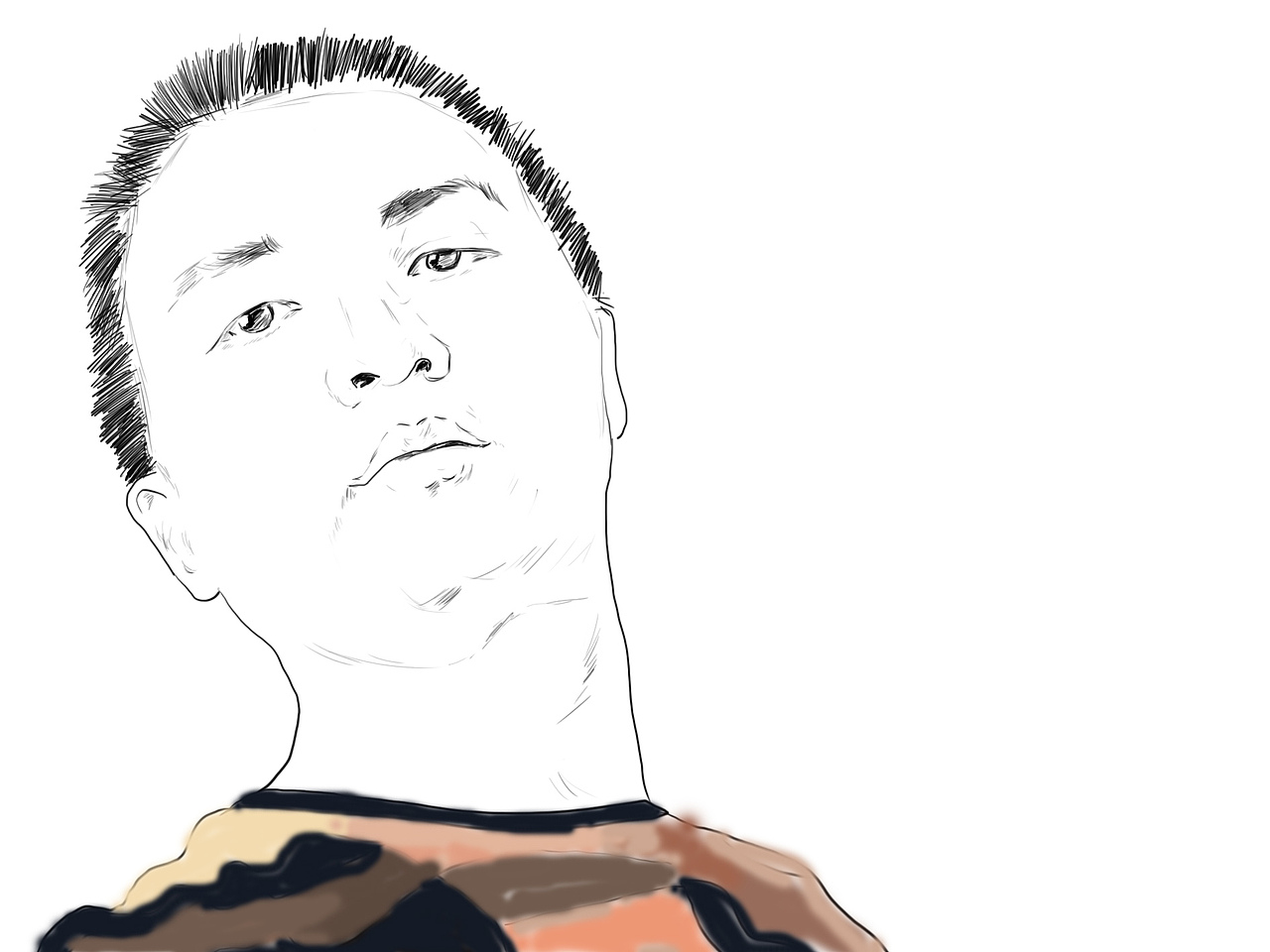 第一次用数位板画东西,记录下来,加油(ง •̀_•́)ง