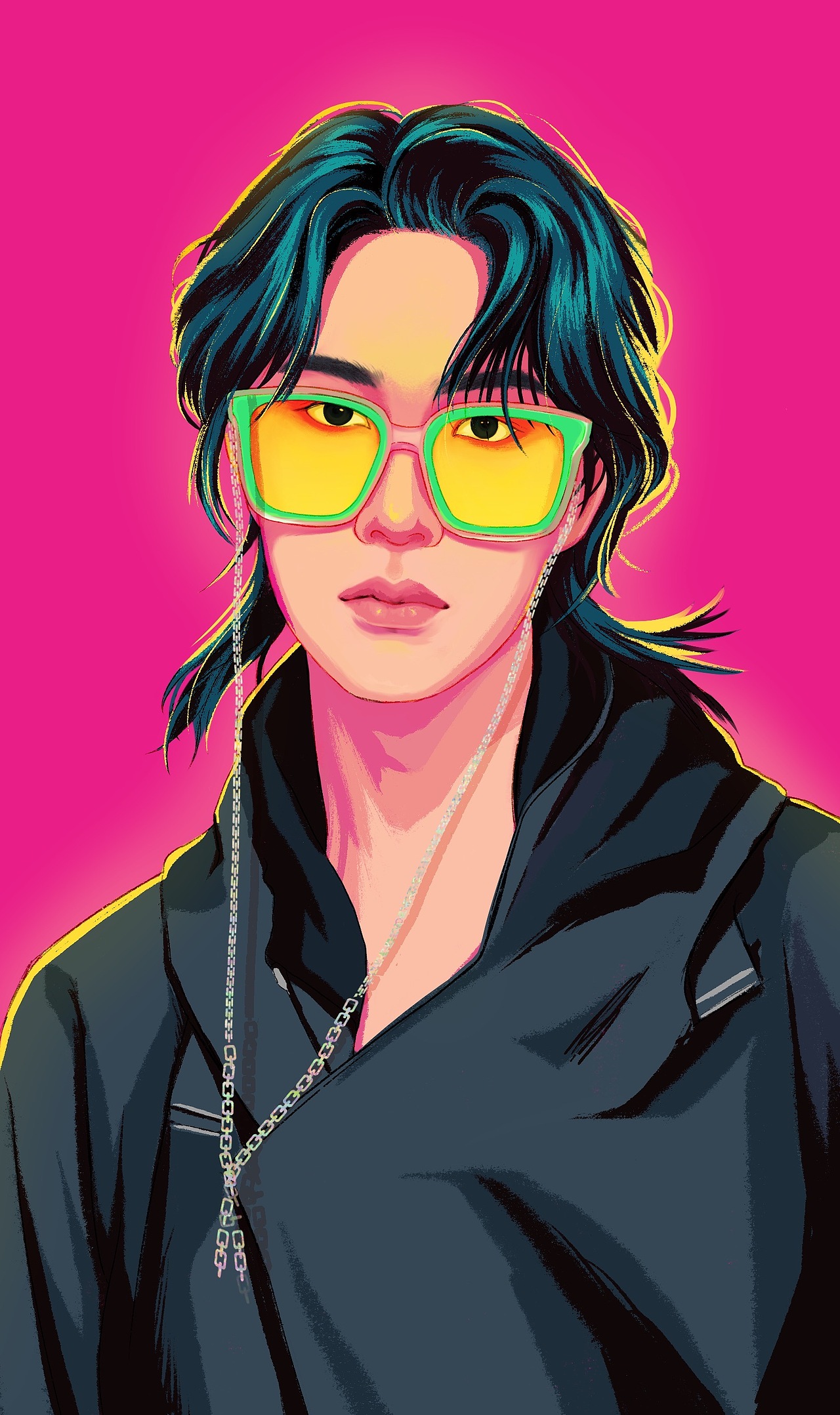 【王一博】插画练习（图ZMjUwOTE3Mzg4） - 创作习作 - 站酷设计师WHY莫柒柒原创素材 - 站酷ZCOOL