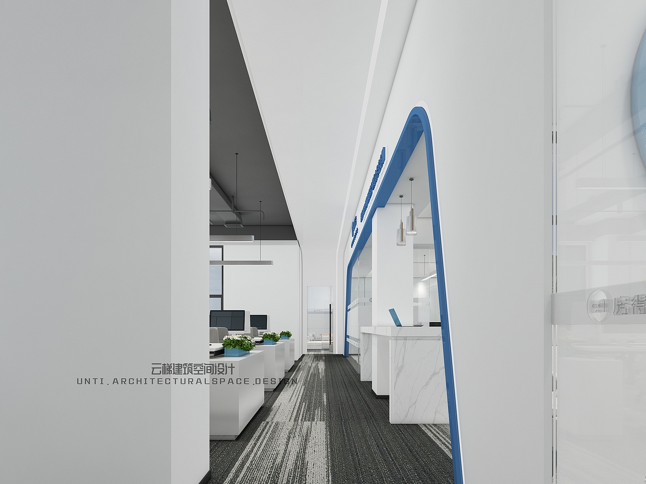 办公室/办公室空间设计/广州智慧PARK房得宝办公（图ZMjY4MzUxMDY0） - 商业空间设计 - 站酷设计师云梯空间设计原创素材 - 站酷ZCOOL