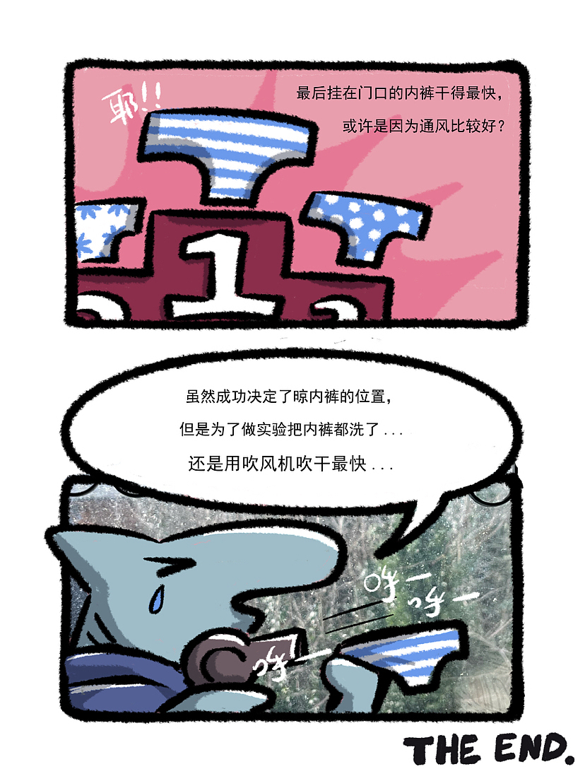 日常漫画| 鲨鱼王的湿内裤大危机!!