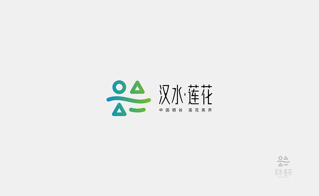 陕药集团莲花黑荞 汉水莲花品牌标志VI设计