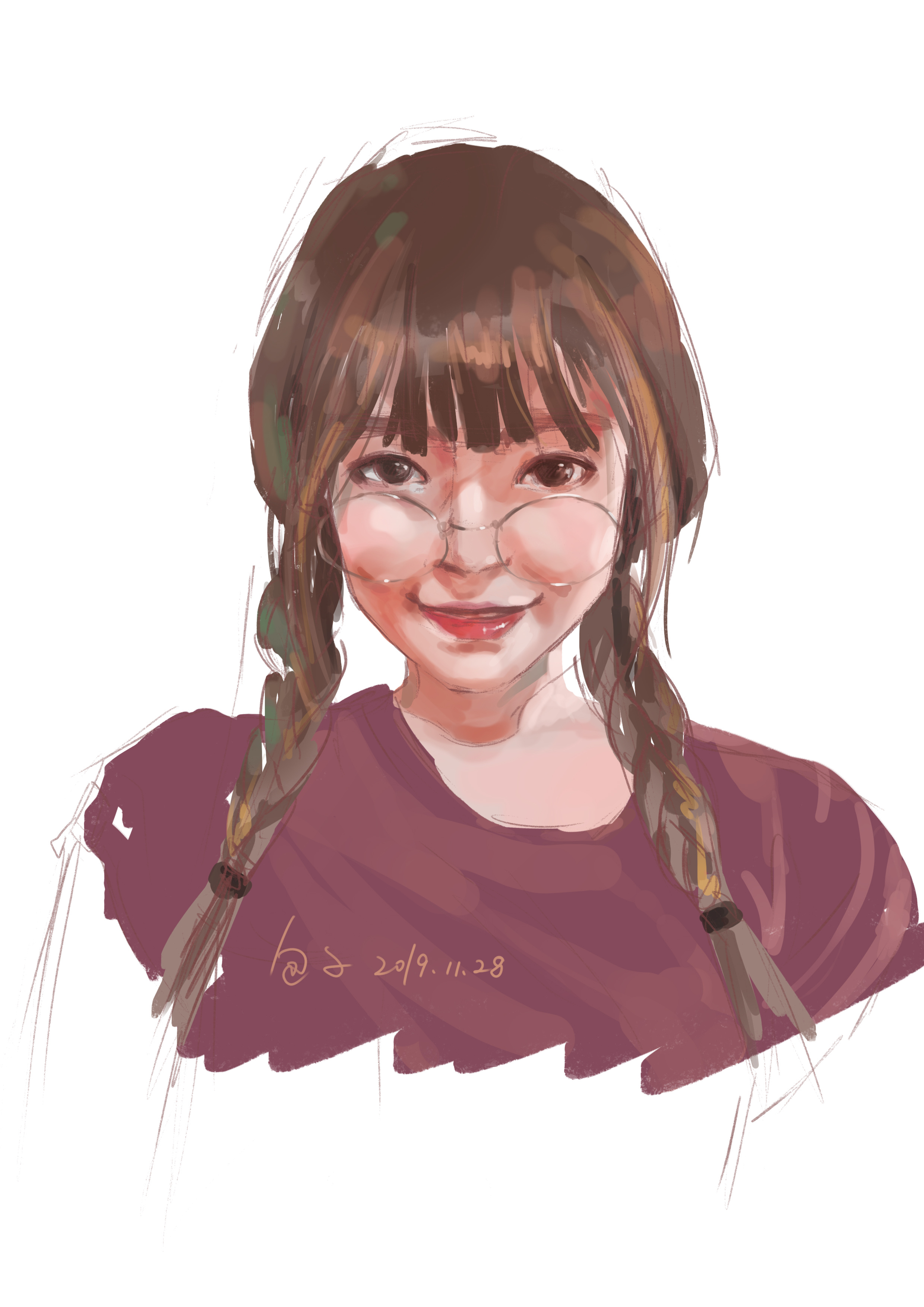 画自己|插画|插画习作|一只菜包子 - 原创作品 - 站酷 (zcool)