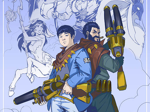 哔哩哔哩电竞BLG队员海报