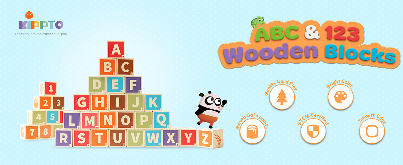 儿童早教类App项目- ABC&123 Wooden Block