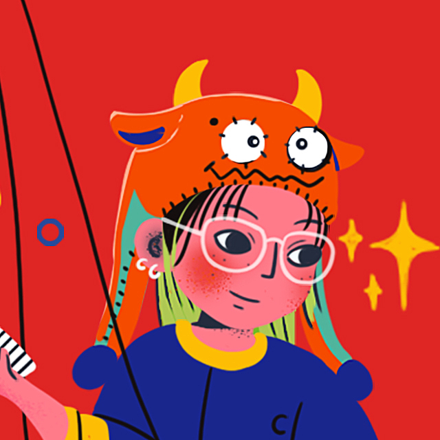 牛年大吉（图ZMjQyNTM1NzAw） - 艺术插画 - 站酷设计师橙秃秃原创素材 - 站酷ZCOOL