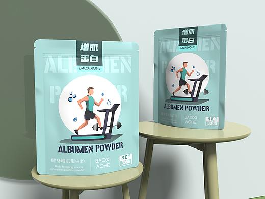 练习3/蛋白粉包装设计（个人主页-ZNTQ4NzcwNjQ=） - 产品 - 站酷设计师菜芽不发芽_caiya原创素材 - 站酷ZCOOL