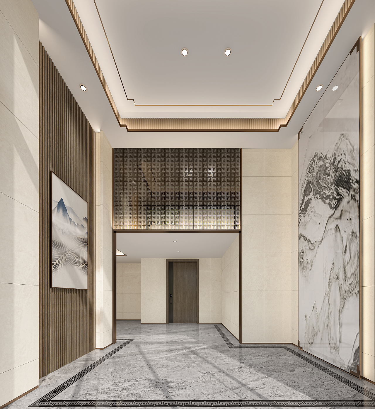 公区大堂室内设计|空间|其他空间|陆丽珊 - 原创作品 - 站酷 (zcool)