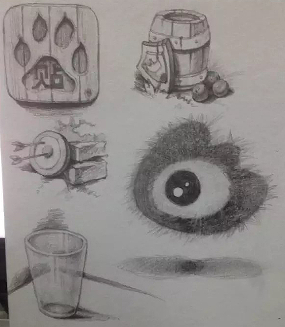 手绘习作（图ZNTcxOTE2NTY=） - 绘画 - 站酷设计师您的名称已被注册原创素材 - 站酷ZCOOL