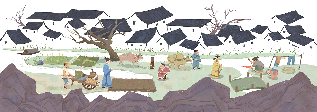 插画绘本《蒋敬买鸭》（图ZMjYyMDgwODk2） - 绘本 - 站酷设计师是海贼小胡原创素材 - 站酷ZCOOL