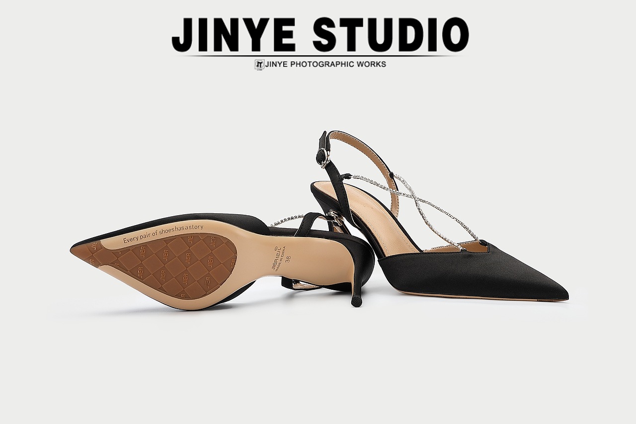产品拍摄|白底静物凉鞋细跟拍摄
