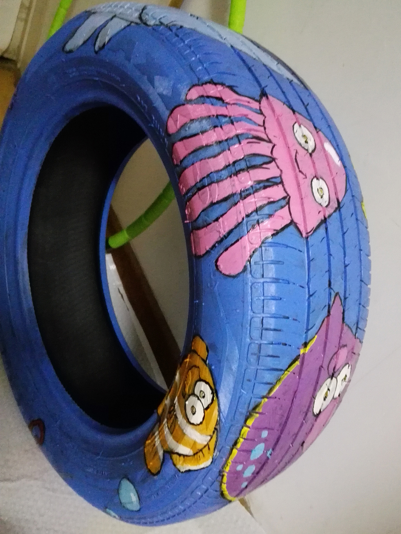 玩转轮胎 - 多彩的一天 - 杭州市德胜幼儿园