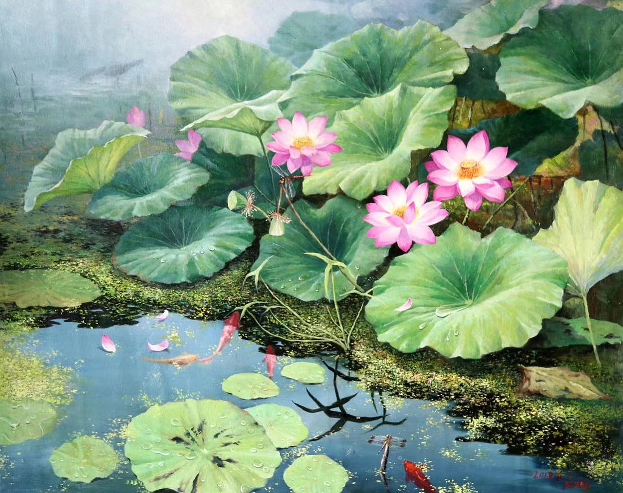 油畫欣賞（圖ZMTU4ODU1MjYw） - 繪畫 - 站酷設(shè)計(jì)師葛鳳祥原創(chuàng)素材 - 站酷ZCOOL