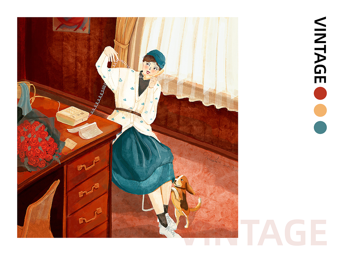 复古人物（图ZMjY0MjgyNzA4） - 创作习作 - 站酷设计师ruanlu0914原创素材 - 站酷ZCOOL