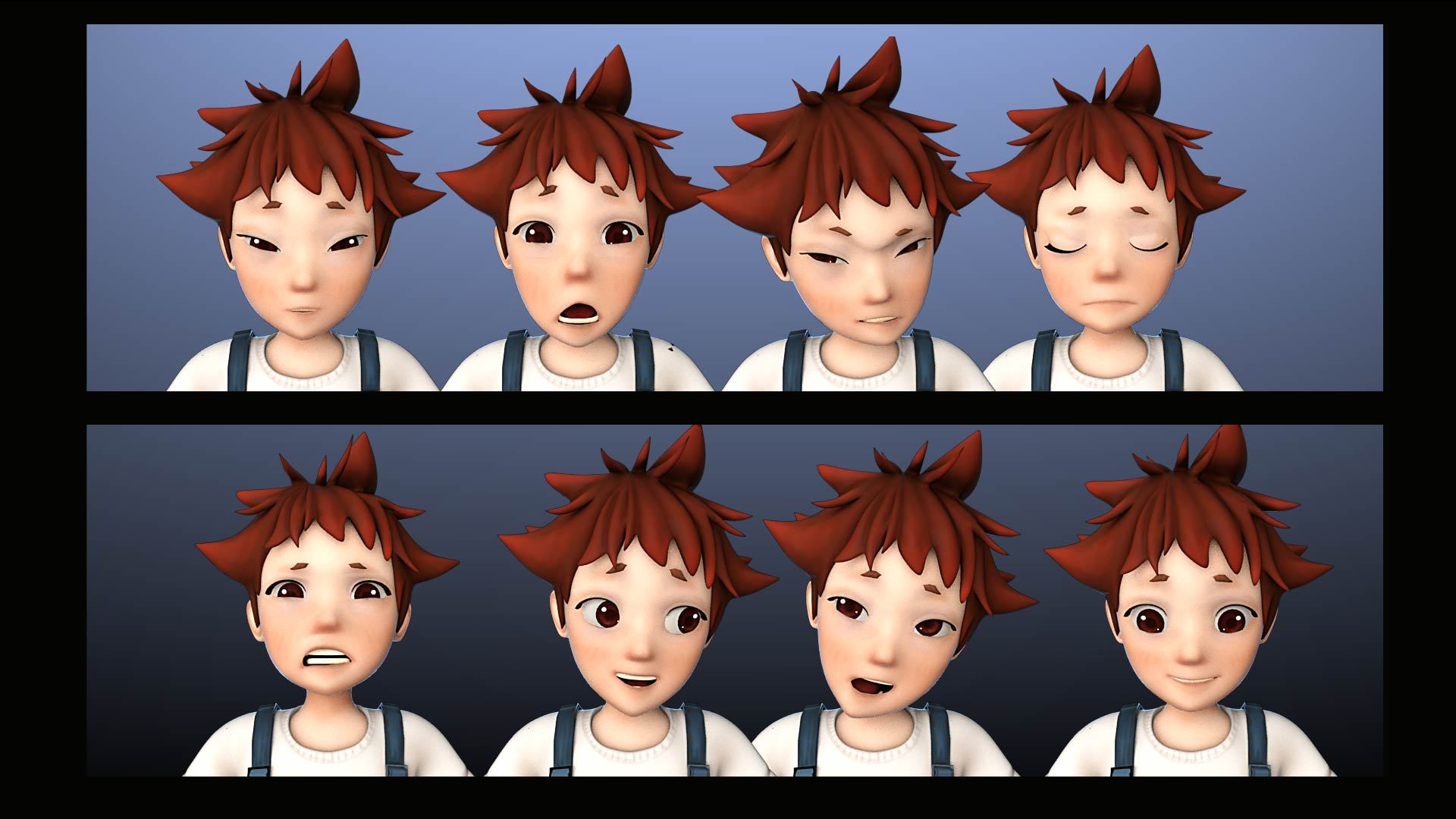 三维动画 卡通人物3d建模 影视角色 片头制作 视频动画