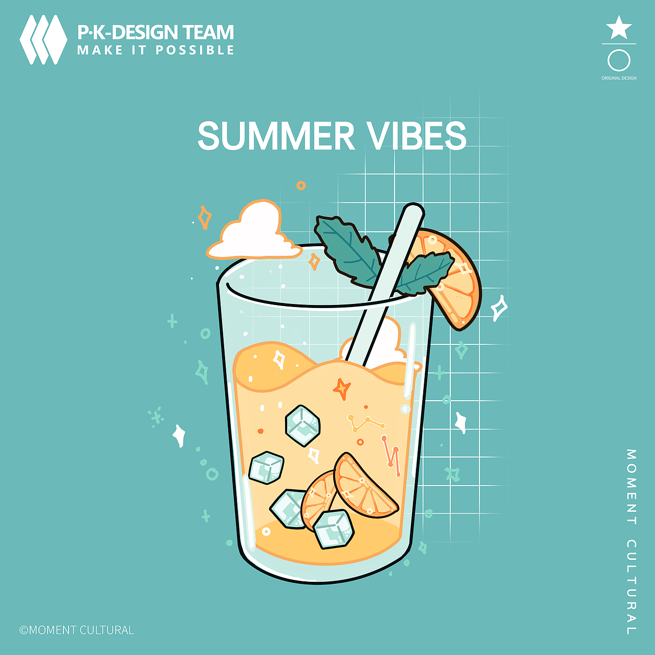 夏日清凉的肥宅快乐水（图ZMjI1NDcxMTUy） - 艺术插画 - 站酷设计师片刻文创原创素材 - 站酷ZCOOL