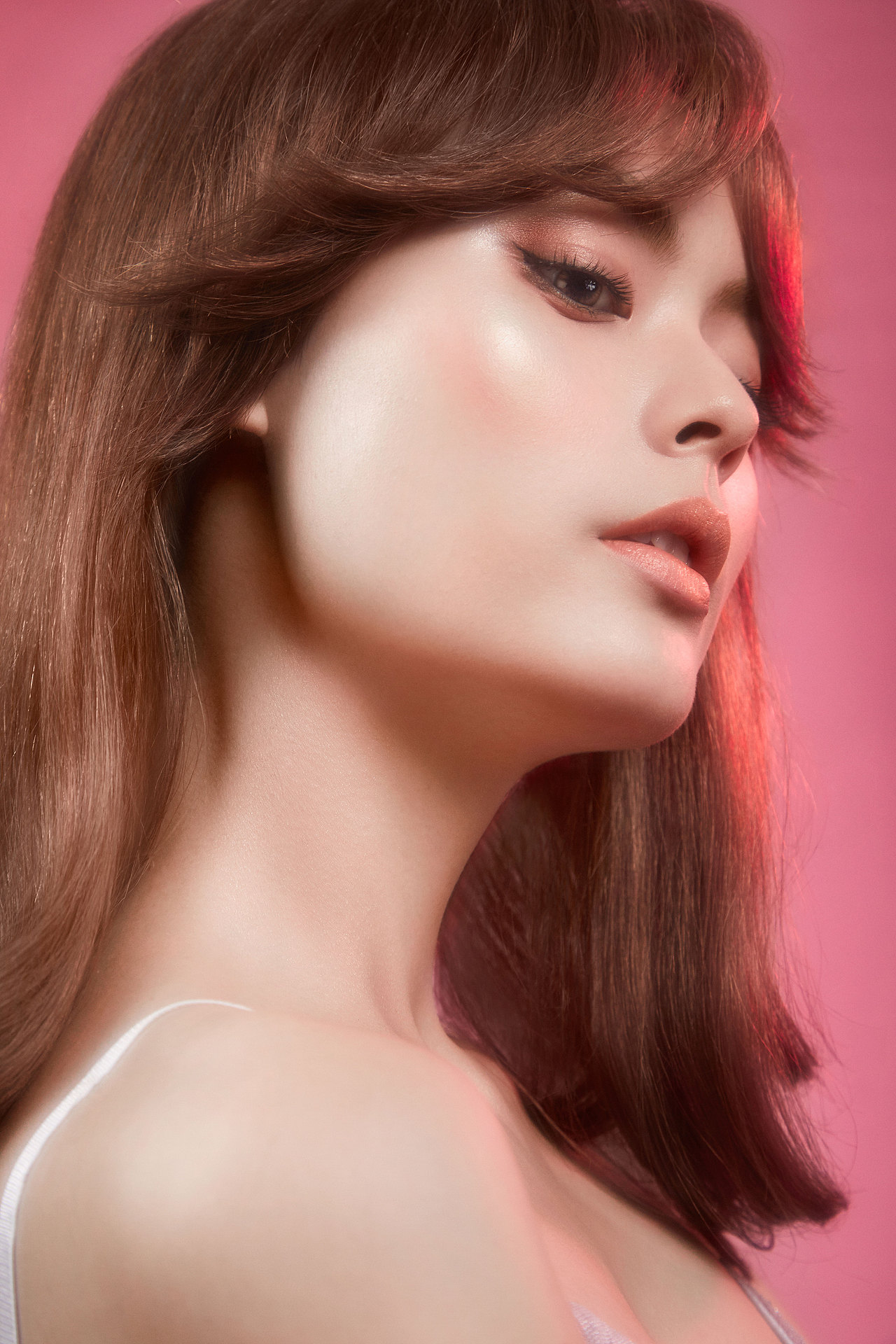 美妆高光模特拍摄