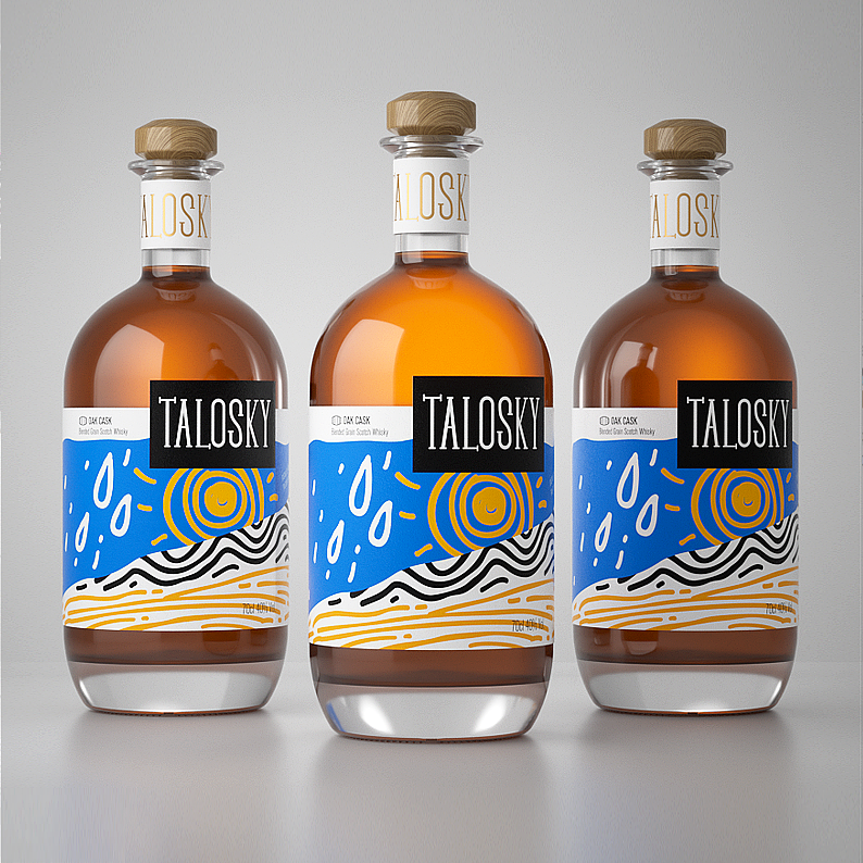 博创／TALOSKY调和威士忌包装（图ZMjA1MzM0MzU2） - 包装 - 站酷设计师博创设计原创素材 - 站酷ZCOOL