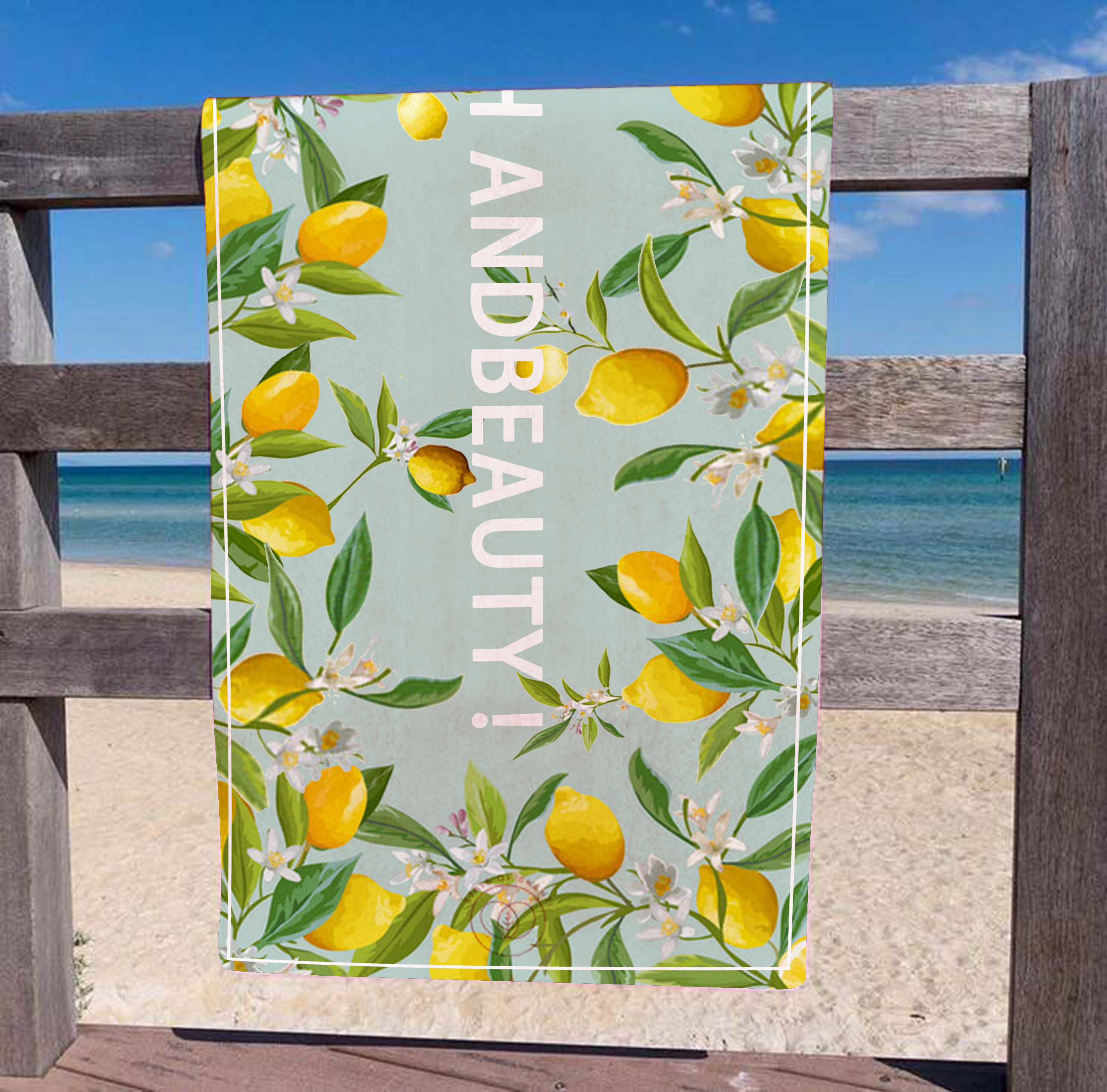 柠檬主题瑜伽垫设计 |平面|图案|jojogoddess - 原创作品 - 站酷